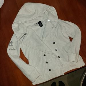 gray Harley Davidson button-up jacket